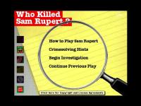 Virtual Murder 1: Who Killed Sam Rupert